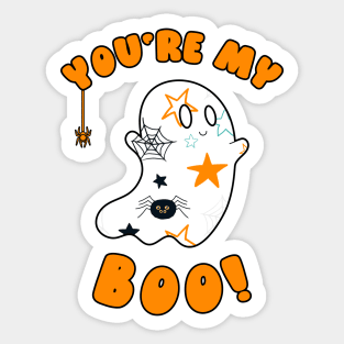 You're my Boo! Cute Ghost Sticker